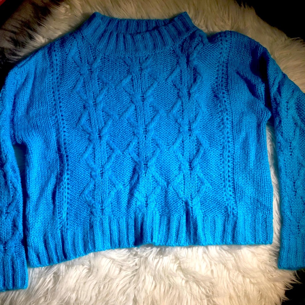 Blue Woman Sweater